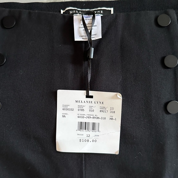 NEW Black Dress Pants Open Flare - Picture 3 of 4